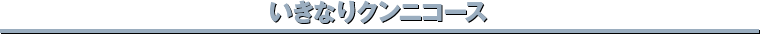 いきなりクンニコース